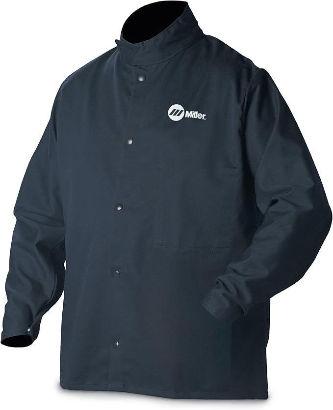 Miller Electric Navy, Cotton Welding Jacket