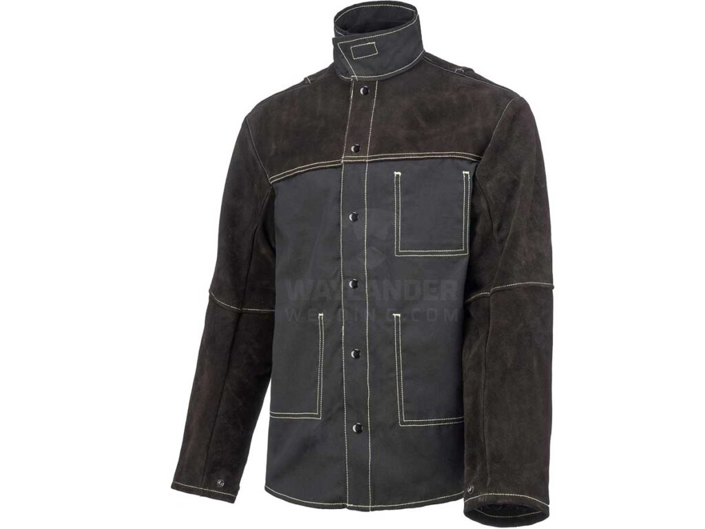 Waylander Fire Resistant Kevlar Stitched Cowhide Welding Jacket