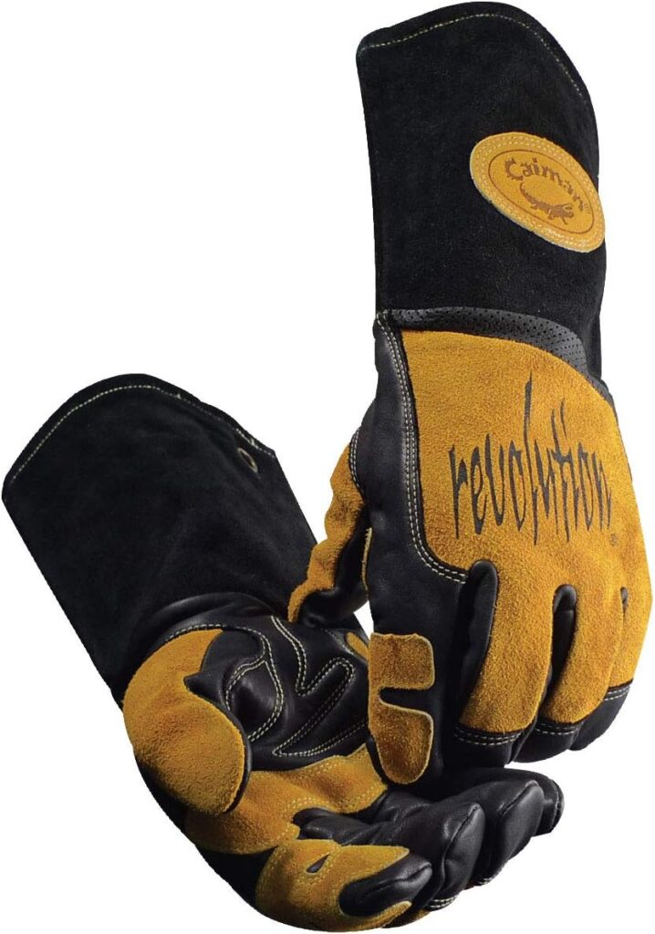 Caiman Genuine American Deer Grain Leather RevolutionTM Gloves