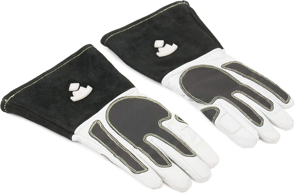 Waylander Welding Gloves Goatskin Leather Fire Resistant for TIG or MIG Welding